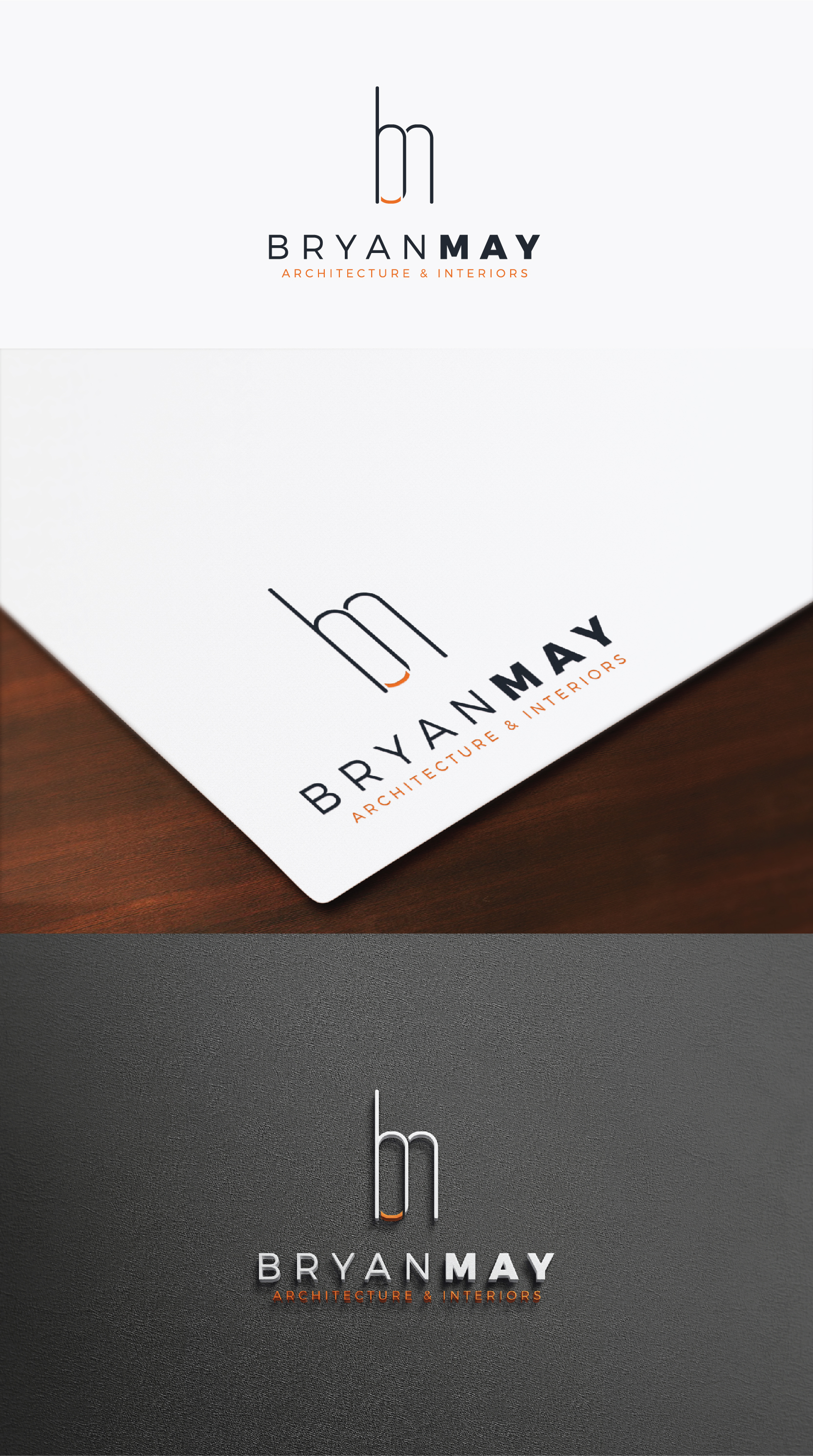 Logo Design by IMilenovic for Bryan May Architecture + Interiors | Design #26287786