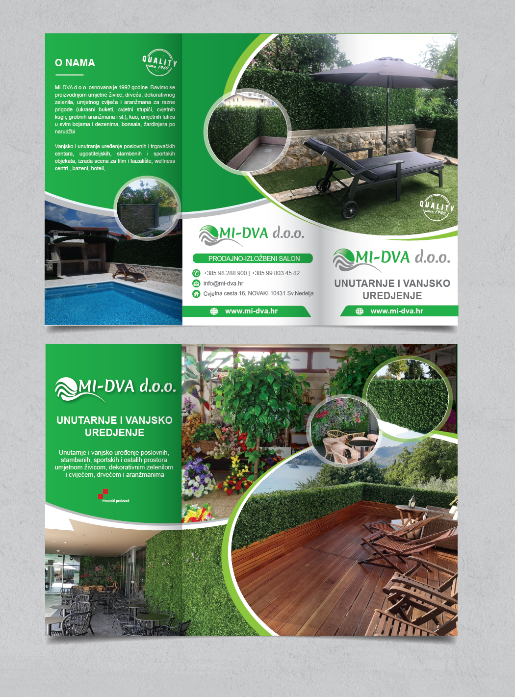 Flyer Design by alex989 for MI-DVA D.O.O. | Design #26290434