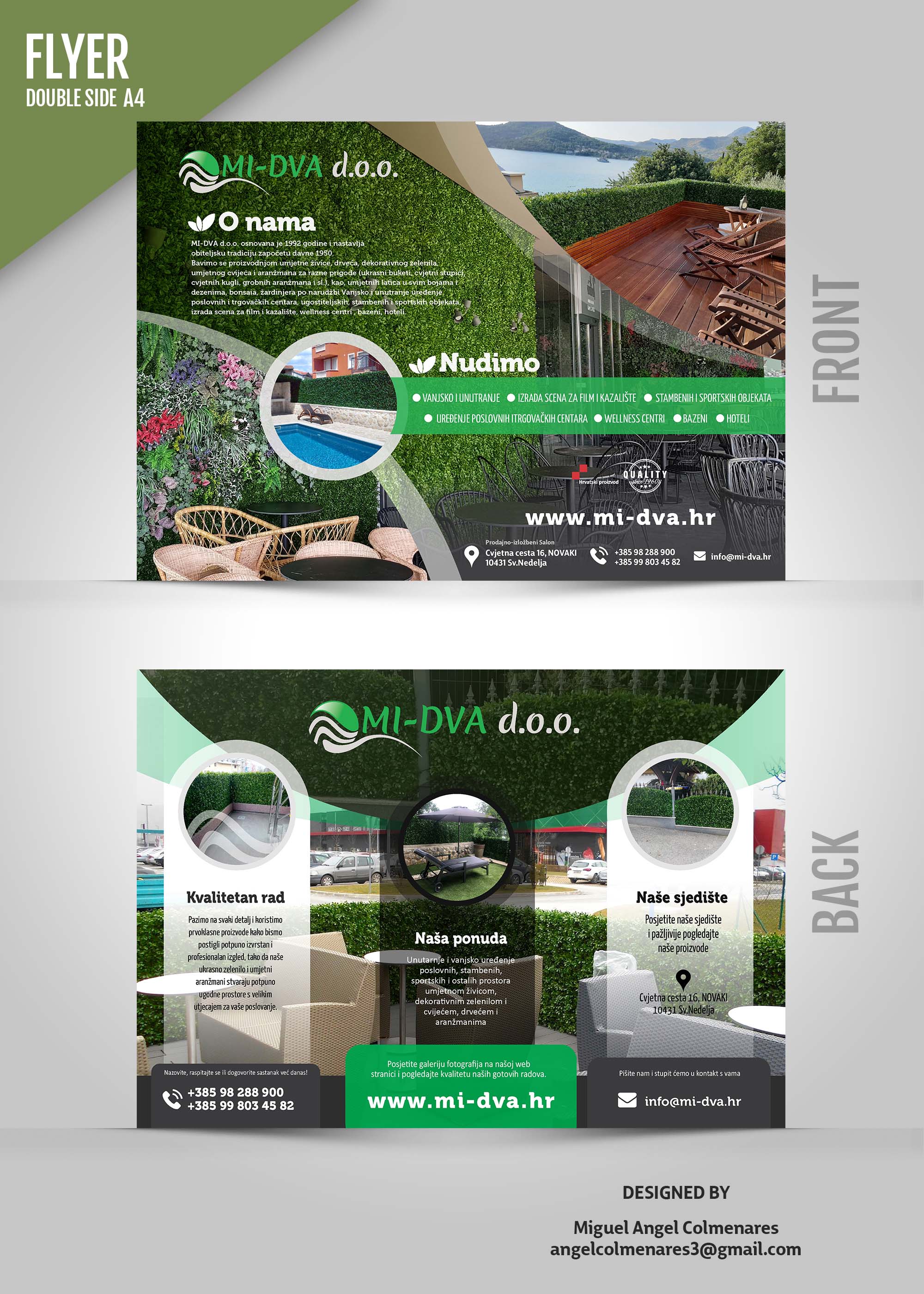 Design de Flyer par angelcolmenares3 pour MI-DVA D.O.O. | Design #26304799
