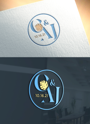 C & AJ, 10.16.21 | Logo Design by Art Lancer
