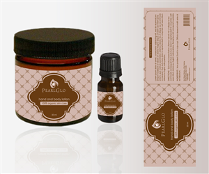 PearlGlo packaging label | Label Design by m_designs