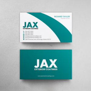 JAX Exterior Coatings | Design de Carte de Visite par chandrayaan.creative