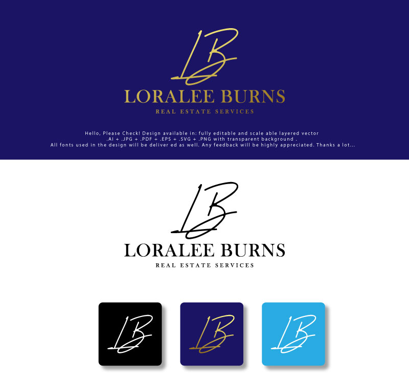Logo-Design von Pro_DesignMaster für Loralee BurnsReal Estate Services | Design #26329002
