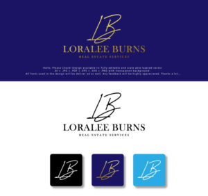 Logo Design by Pro_DesignMaster for Loralee BurnsReal Estate Services | Design: #26329002