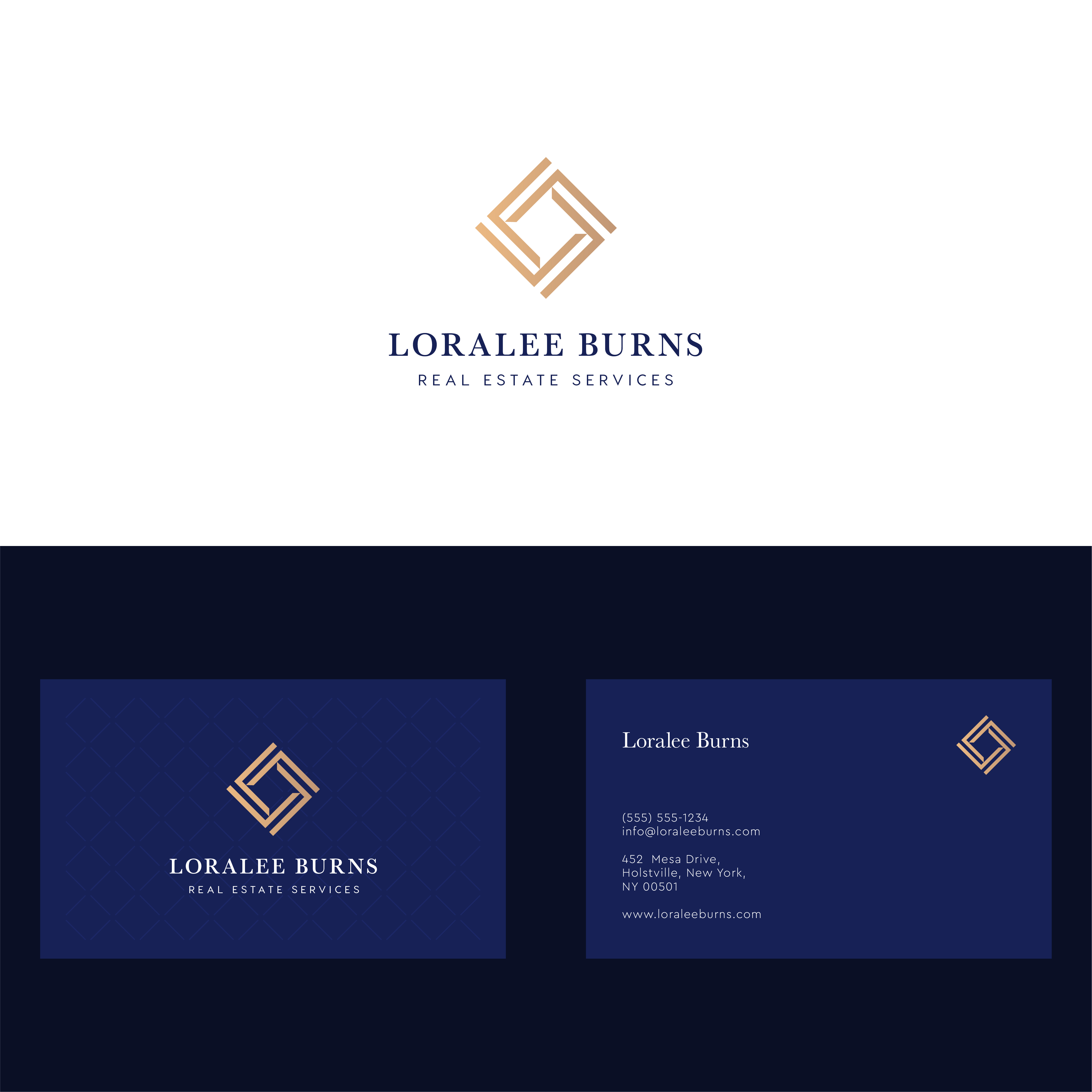 Logo Design by fauxdesigns for Loralee BurnsReal Estate Services | Design #26329929