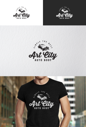 Art City Auto Body "Simply the best" | Logo Design by Paperfox Designs