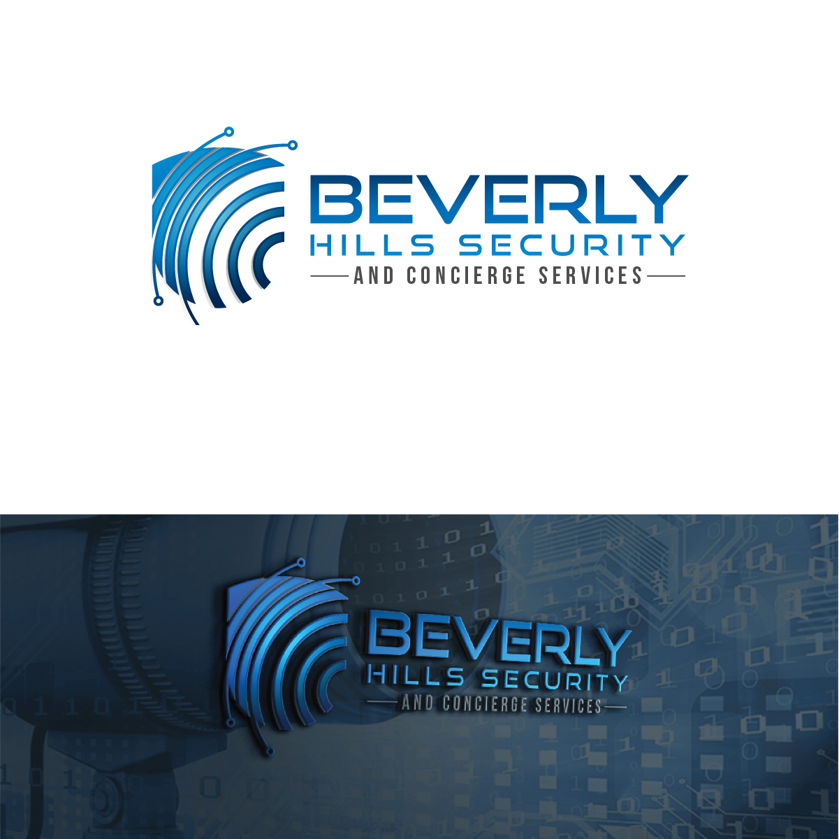 Logo Design by Deziners Zone for Beverly Hills Security and Concierge Service | Design #26294305