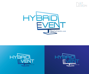 Hybrid Event Solutions or Hybrid-Event-Solutions.com | Logo Design by Dot Design 3
