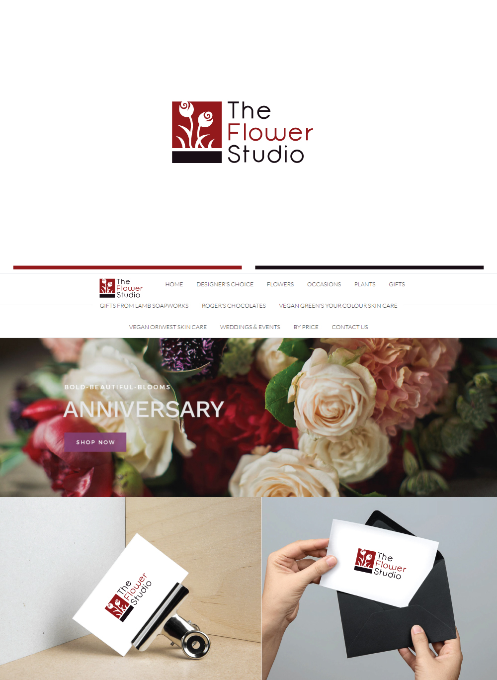 Logo Design by ecorokerz for The Flower Studio | Design #26303084