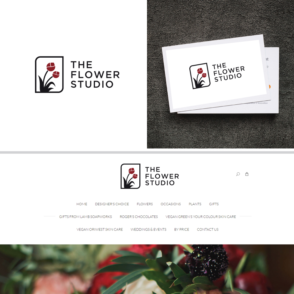 Logo Design by ecorokerz for The Flower Studio | Design #26303907
