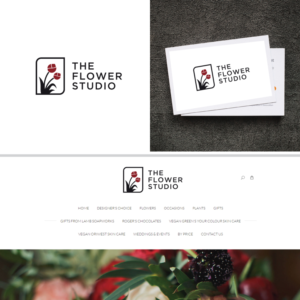 Logo Design by ecorokerz for The Flower Studio | Design: #26303907
