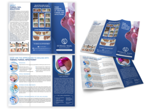 Fungal Nail Solutions patient advertisement flyer | Flyer Design by Luniere Designs
