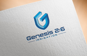 Genesis 2:6 irrigation, Genesis 2six irrigation, G2:6 irrigation | Logo Design by Vishak vasu