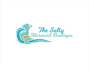 The Salty Mermaid Boutique | Logo Design by BNdesigner