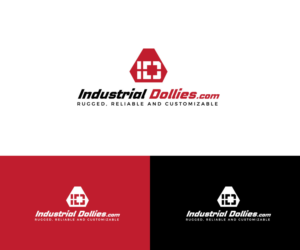 Industrial Dollies .com Slogan is Rugged, Reliable and Customizable | Logo Design by makerlogoz