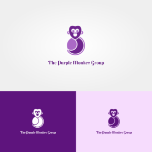 The Purple Monkey Group | Diseño de Logo por QILLASOFT-Design