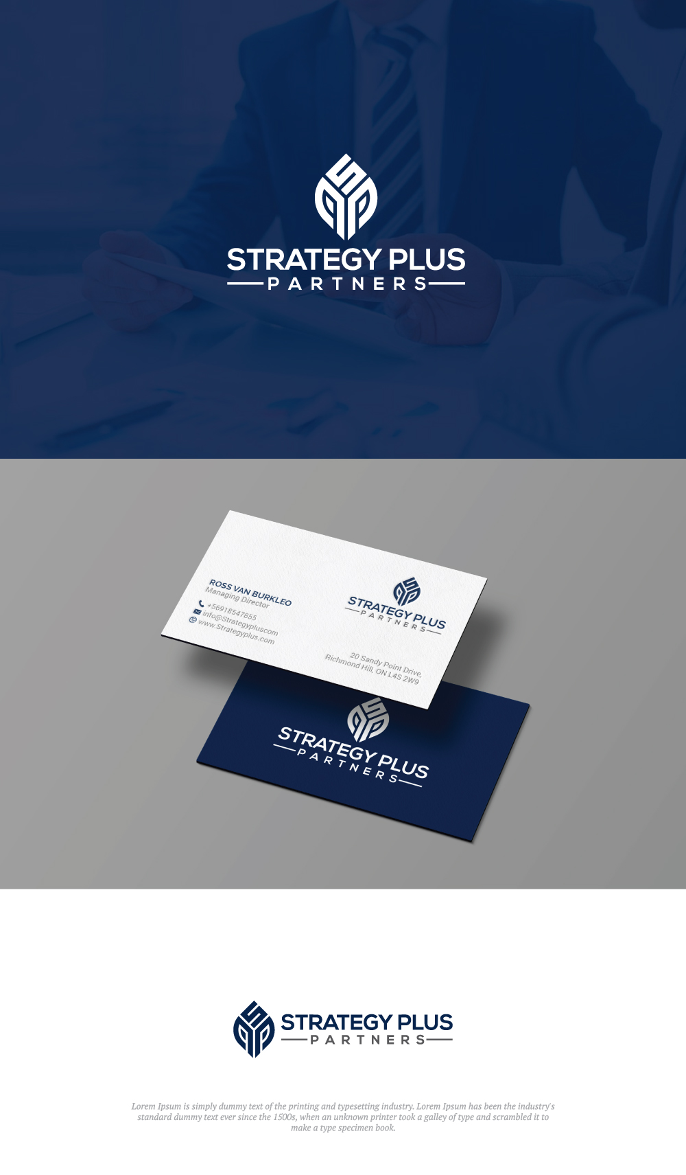 Logo Design by R.design for Strategy Plus Partners | Design #26307357
