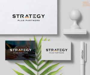 Strategy Plus Partners | Logo Design by step forward 2