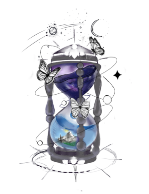 Hourglass Tattoo Design | Design de Tatouage par A.STUDIO