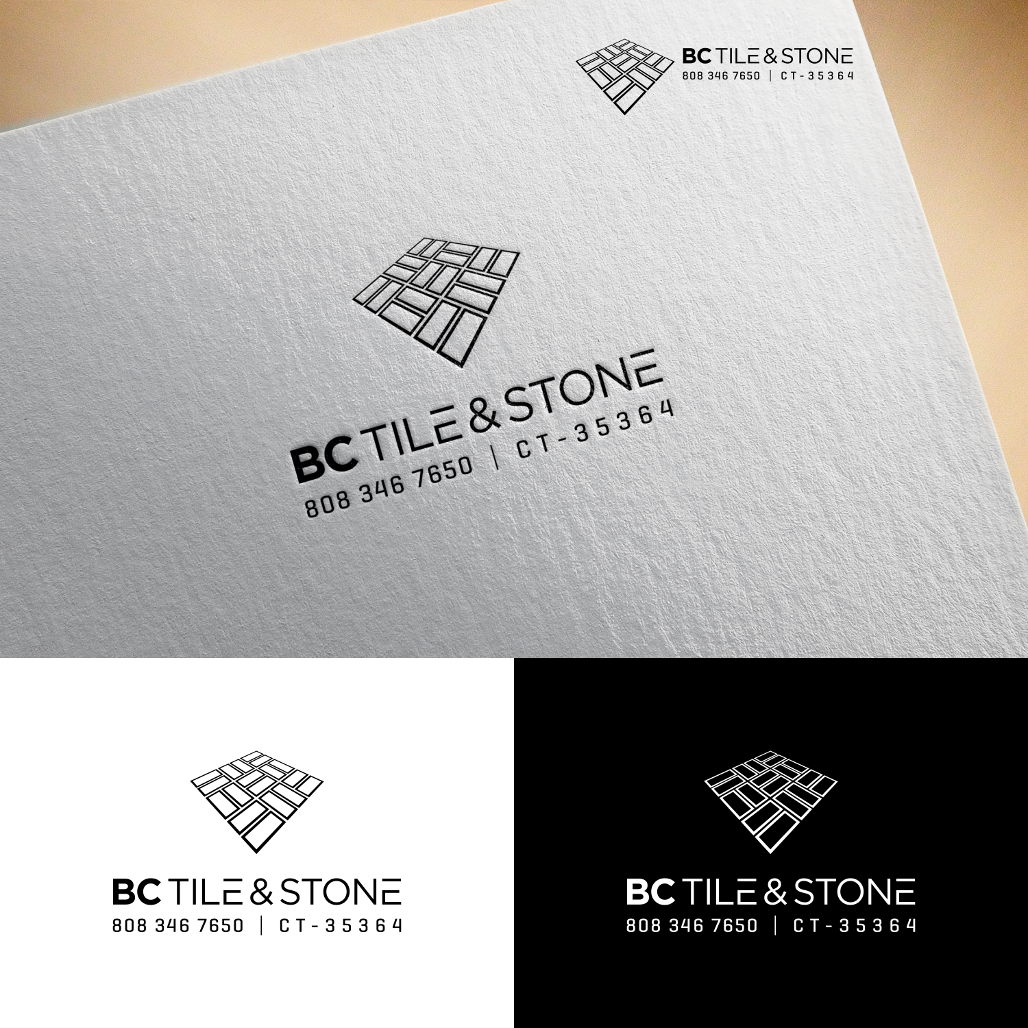 Logo Design by LogoPorn for BC Tile & Stone | Design: #26314232