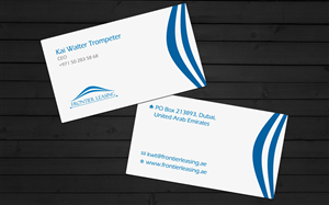 Business Card Design by Ahsun for this project | Design: #3050220