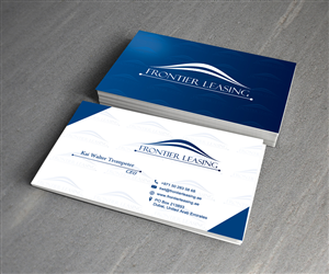 Frontier Leasing Business Card | Business Card Design by Riyad