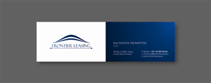 Frontier Leasing Business Card | Business Card Design by cb1318