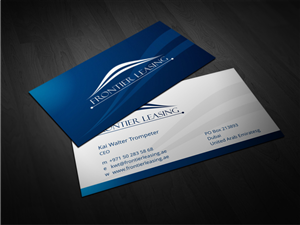 Frontier Leasing Business Card | Business Card Design by Atvento Graphics
