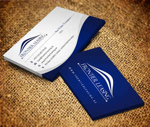 Frontier Leasing Business Card | Business Card Design by Owaisias