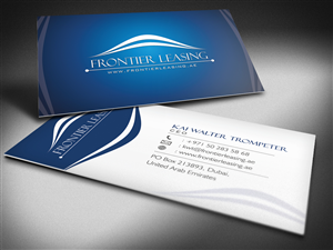 Frontier Leasing Business Card | Business Card Design by FutureDesigne