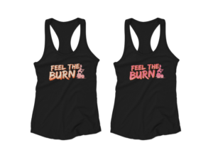 Inspiring Indoor Cycling Racerback Tanktops | Diseño de Camiseta por Luniere Designs