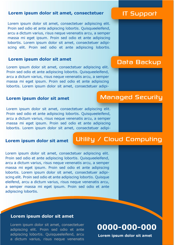 Design de Flyer par AS  Solutions pour Your IT Department Ltd | Design #68266