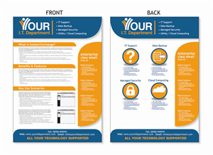 Flyer Design by Fabrika for Your IT Department Ltd | Design #66073