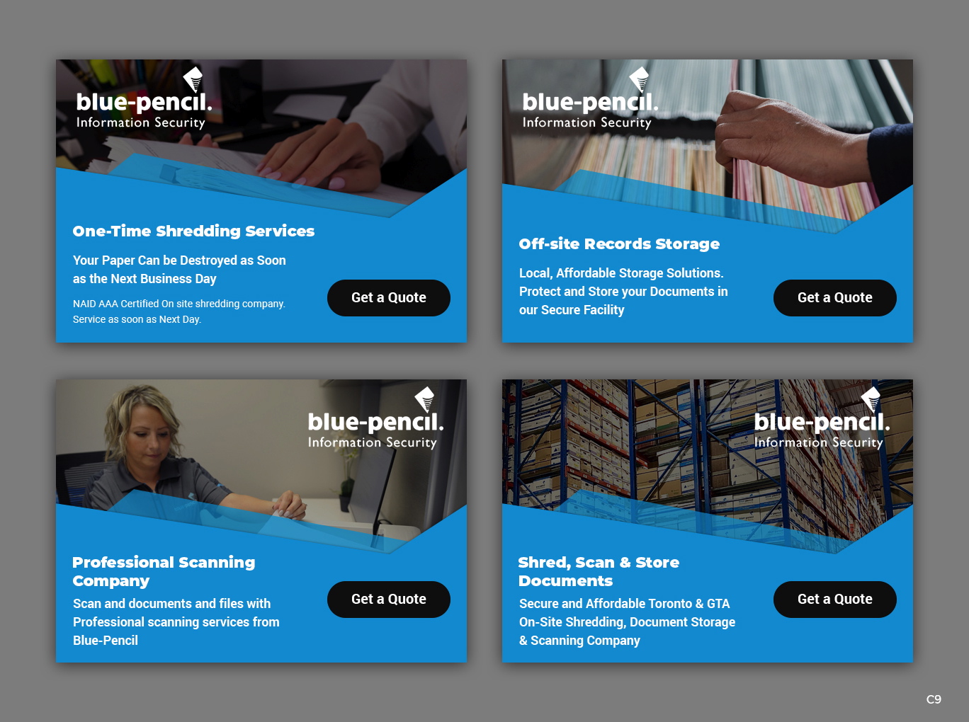 Banner Ad Design by pb for Blue-Pencil Information Security | Design #26324213