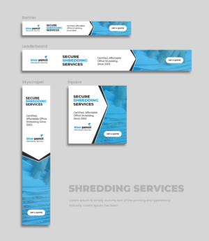 Banner Ad Design by Ahmad Ghani 2 for Blue-Pencil Information Security | Design #26332583
