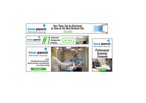 Banner Ad Design by td-7 for Blue-Pencil Information Security | Design #26305862