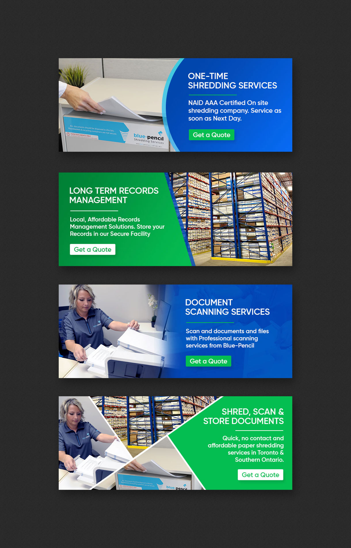 Banner Ad Design by ravi 80 for Blue-Pencil Information Security | Design #26329548