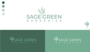 Sage Green Gardening | Logo Design by Birdcage