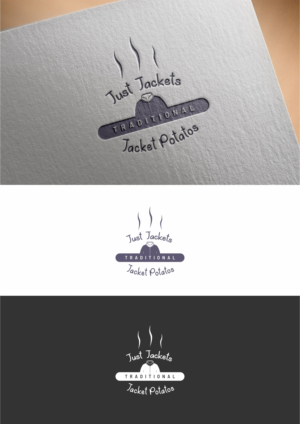 Just Jackets traditional Jacket Potatos | Logo Design by Dickythx16
