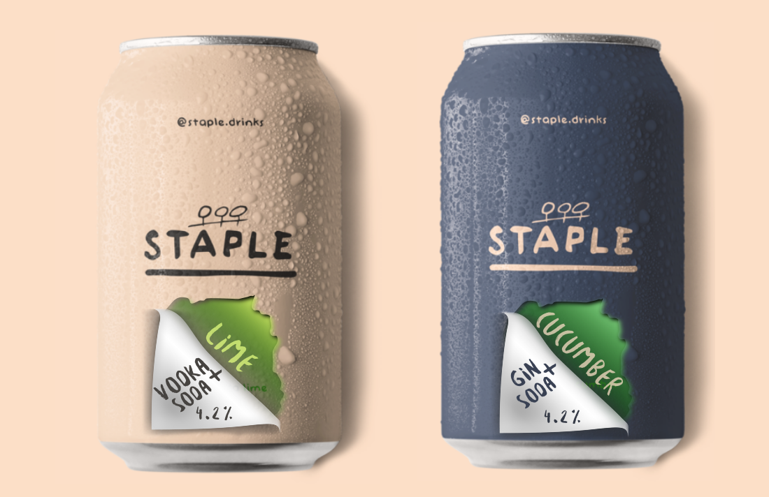 Design Emballage par Giovanni pour Staple Drinks | Design #26311290