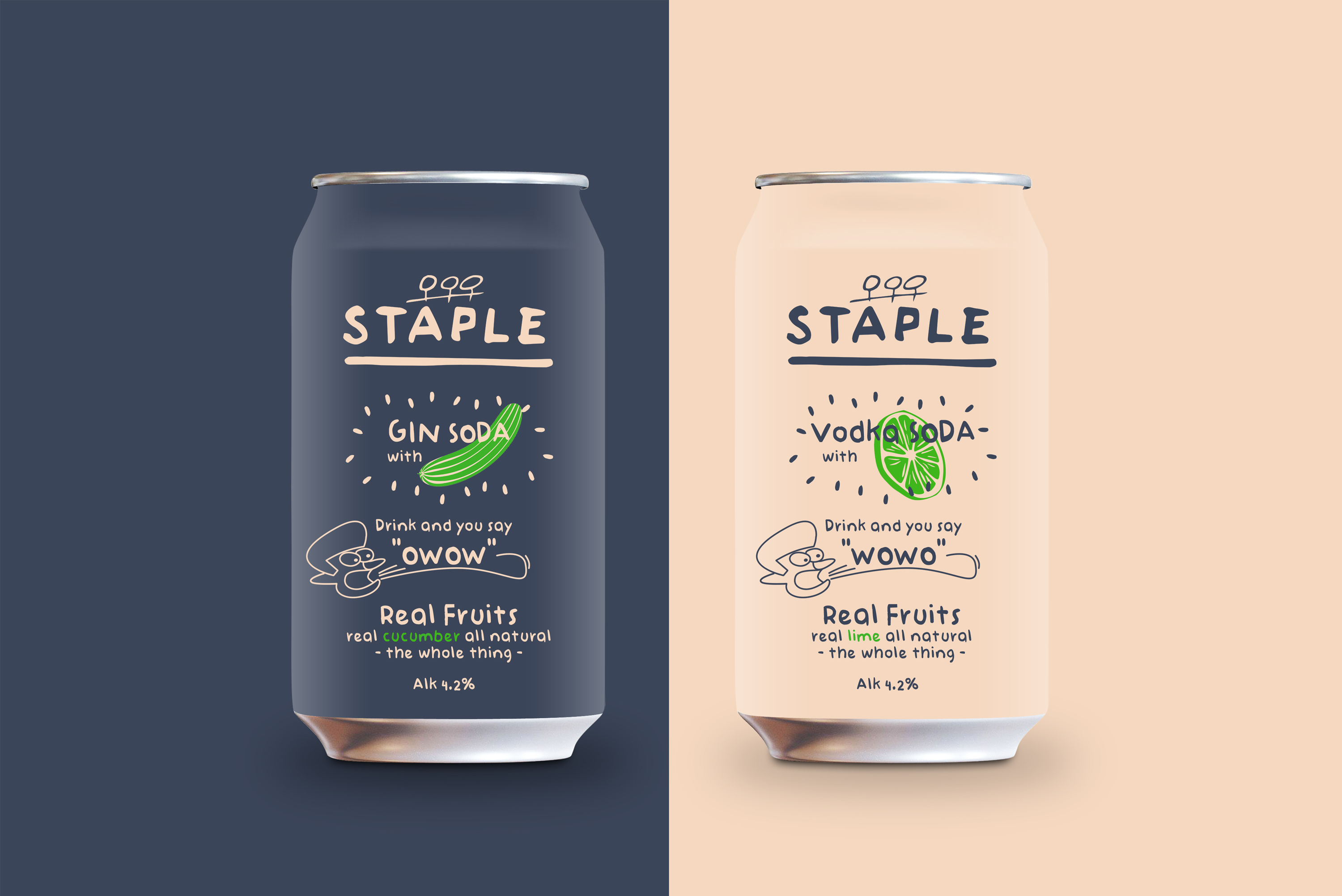 Verpackungs-Design von tarokun für Staple Drinks | Design #26316282