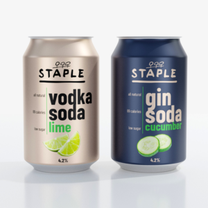 Verpackungs-Design von christarad für Staple Drinks | Design #26315835