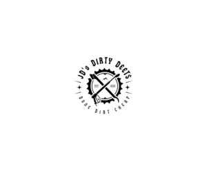 "JD's DIRTY DEETS" [business name] "done dirt cheap" [tagline] | Logo-Design von step forward 2