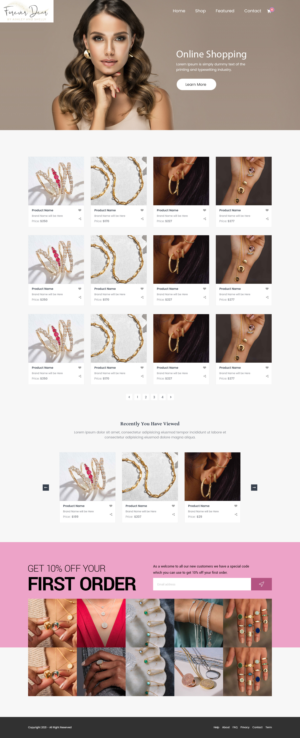 Web Design by Shijo John for this project | Design #26321886