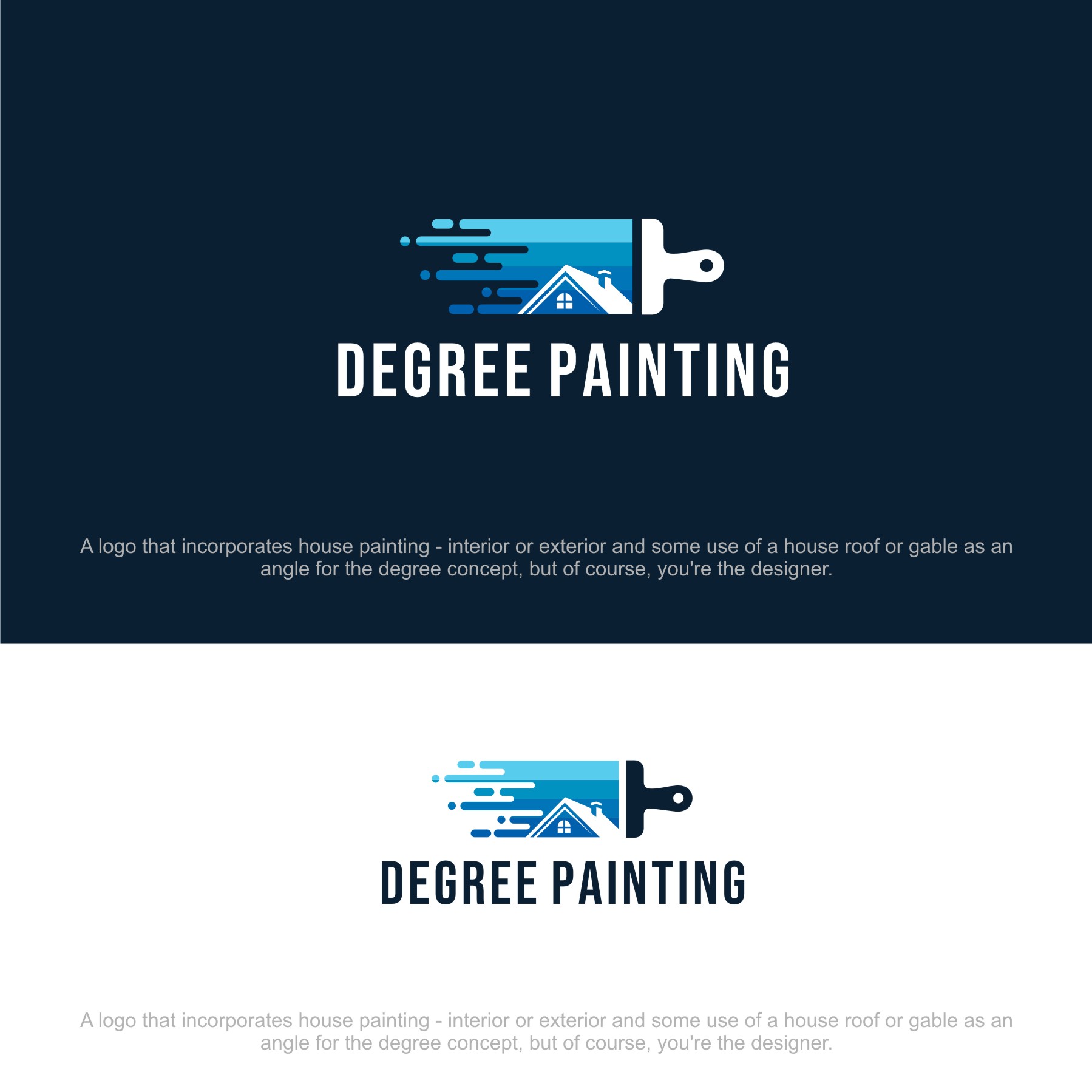 Logo Design by M 8 for Degree Painting | Design: #26321792