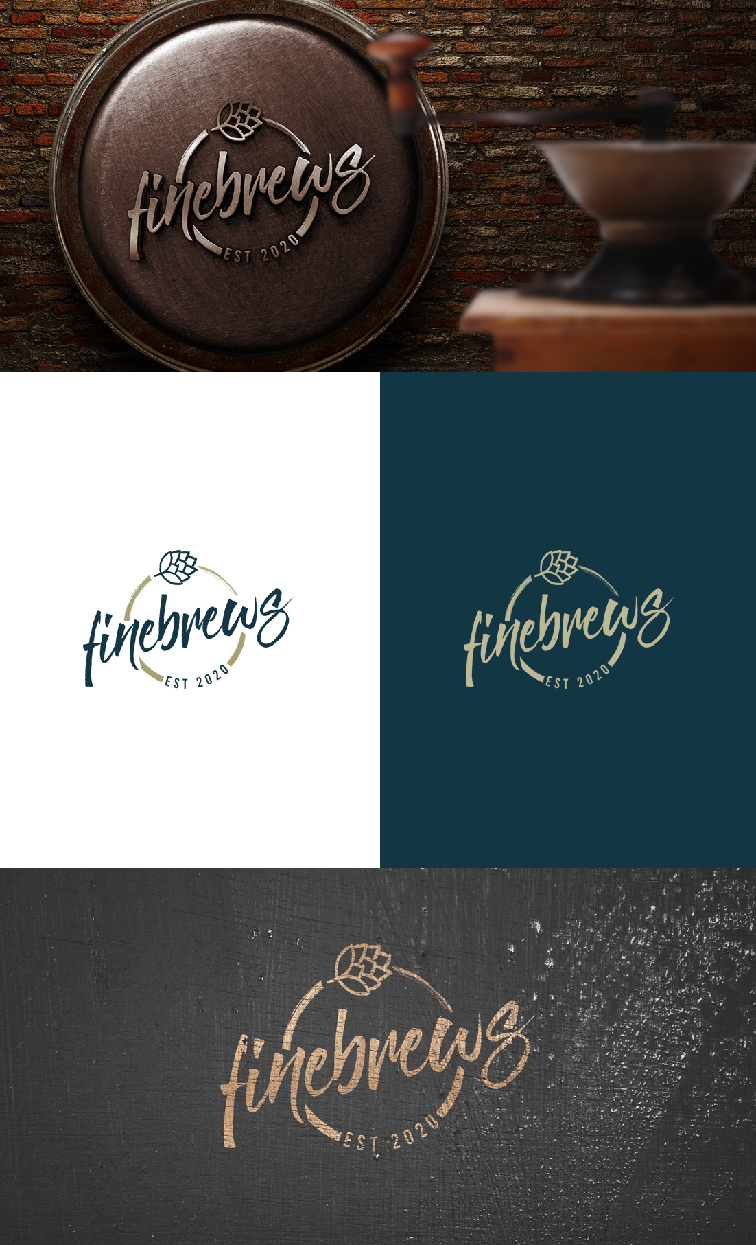 Diseño de Logo por GLDesigns para Finebrews  | Diseño #26313161