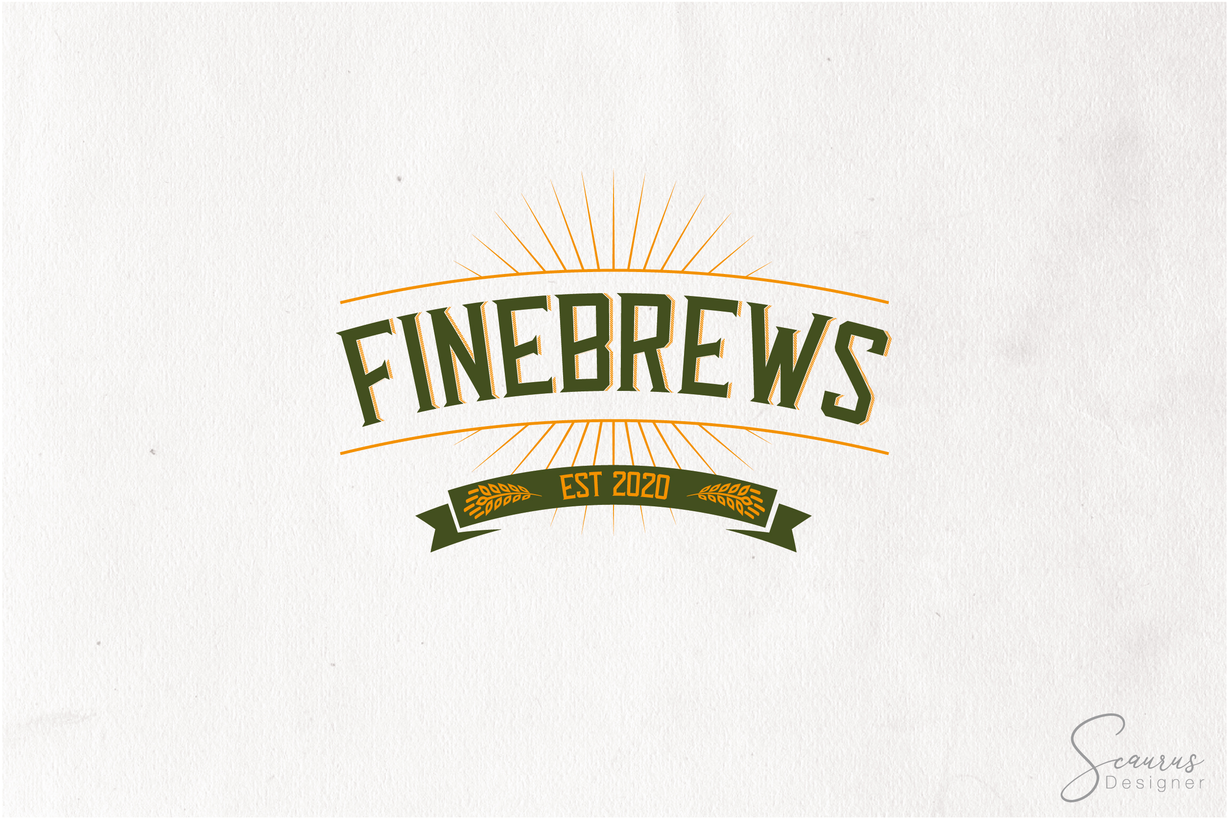 Logo Design by InkThink by Scaurus for Finebrews  | Design #26308765
