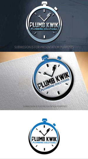 Plumb Kwik Plumbing Solutions | Logo Design by graphicevolution