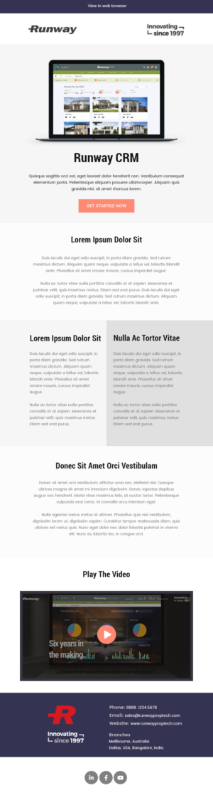 Build enewsletter into mailchimp | Grafik-Design von Expert Designer