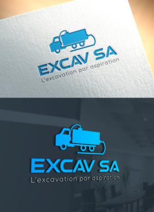 Excav SA / L'excavation par aspiration | Design de Logo par Art Lancer